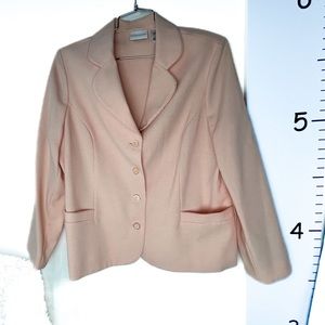 Alfred‎ Dunner Peach Pink Blazer 16